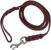 1pc Pet Supplies German Shepherd Leash Cowhide Leash Hand Woven Flower Extra Long Leash Collars Harnesses Leads Pet Products