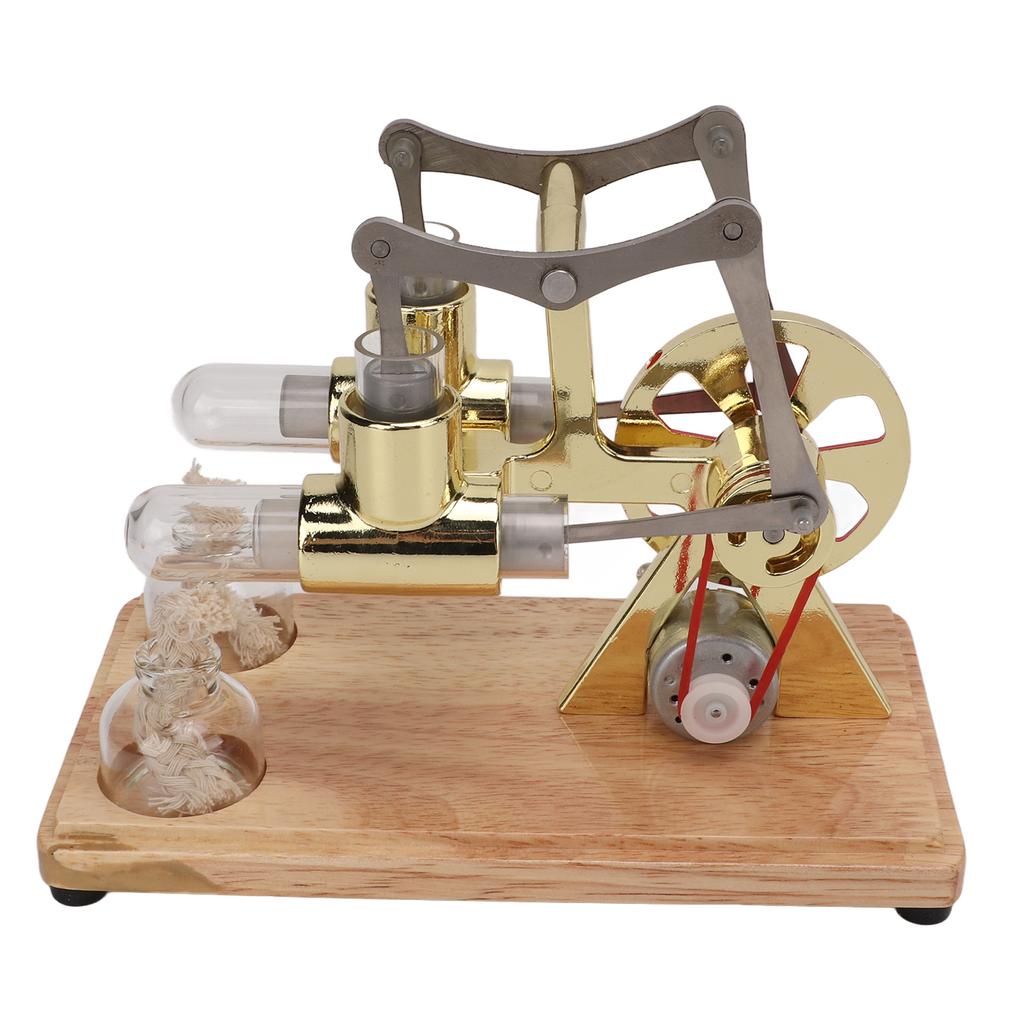 Stirling Engine Model Scientific Physical Model Golden Two Cylinder Balance Stirling Engine Model Ed