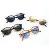 PC Full Frame Sunglasses Leopard Print Retro HD Sunglasses Catwalk Unisex Sunnies  Men