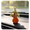 Elephant Skin Rabbit Plush Keychain: Cute Insect and Plant Series with Caterpillar and Bee Figures
