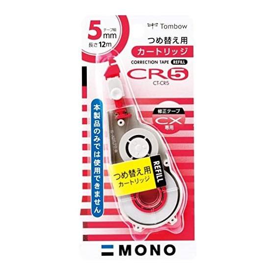 Картридж с корректирующей лентой Tombow Pencil MONO для Mono CX5 Mono CR5 CT-CR5 [4 шт.]