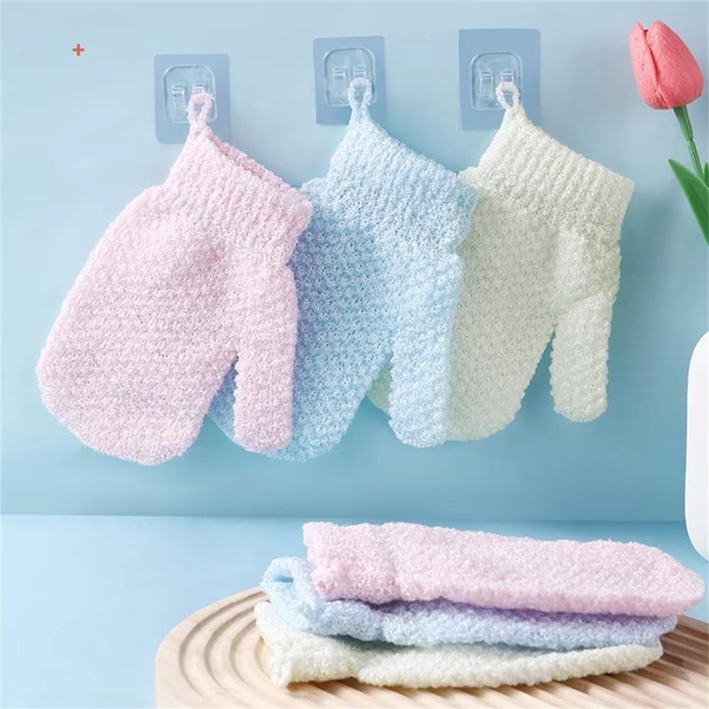 Portable Household Scrub Bath Gloves Multifunctional Finger Wrap Decontaminating Bath Gloves Rubbing Clay Artifact Finger