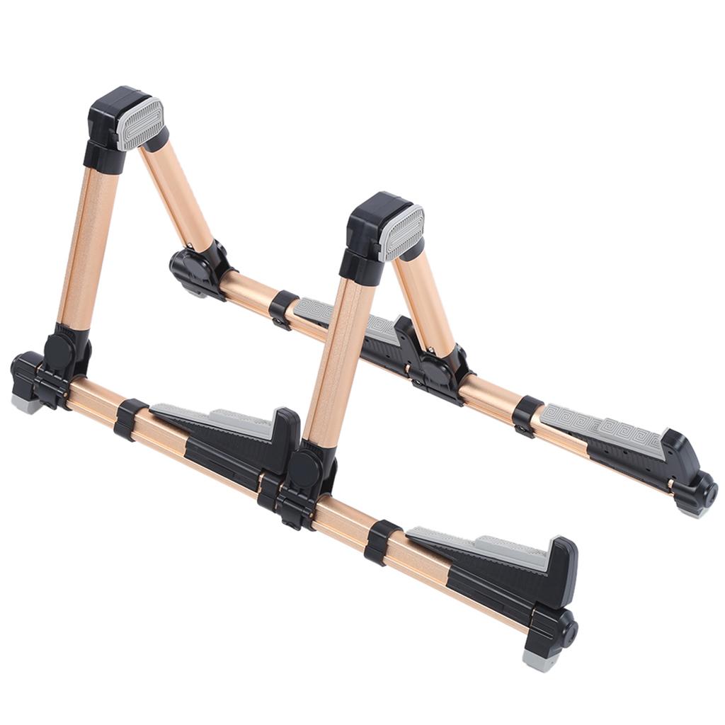 Guitar Stand Double Vertical Floor Row Folding Ukulele Bass Universal Musical Instrument