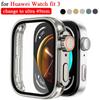 For Huawei Watch Fit 3 Smartwatch Change To Ultra Screen Protector For Huawei Fit 3 Upgrade To Ultra2 PC Case+Glass Accessories