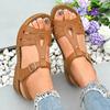 Fashion Women's Sandals 2025 Summer Women Wedge Sandals Lightweight Ankle Buckle Platform Women Shoes Gladiator Sandals Beach Sandles