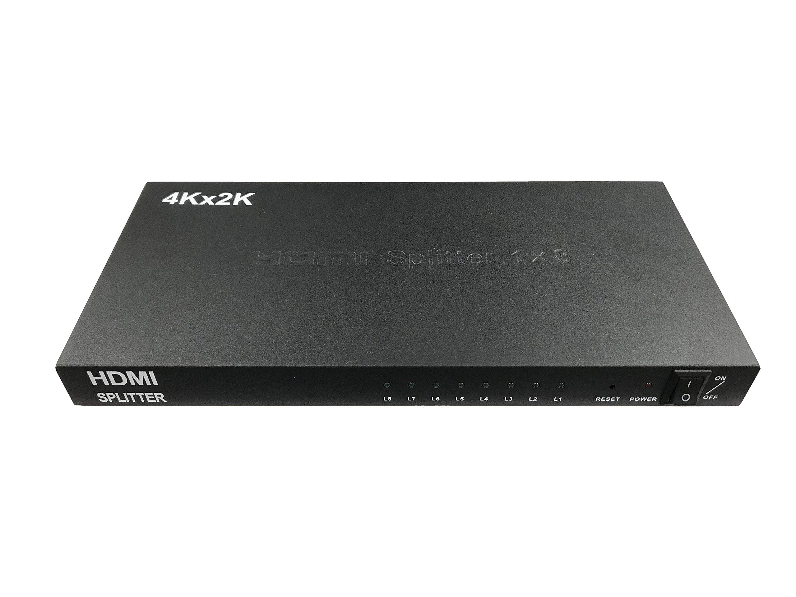 

4K HDMI splitter HDMI Splitter input x 8 3D 1 input 8 output HDMI selector 4K 1080P 3D compatible HDMI splitter [PCATEC] (1 output) Ver1.4 чорний