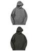 Unisex Heavyweight Carbon Brushed Fleece Hoodie - Warm, Loose Casual Wear for Autumn/Winter
