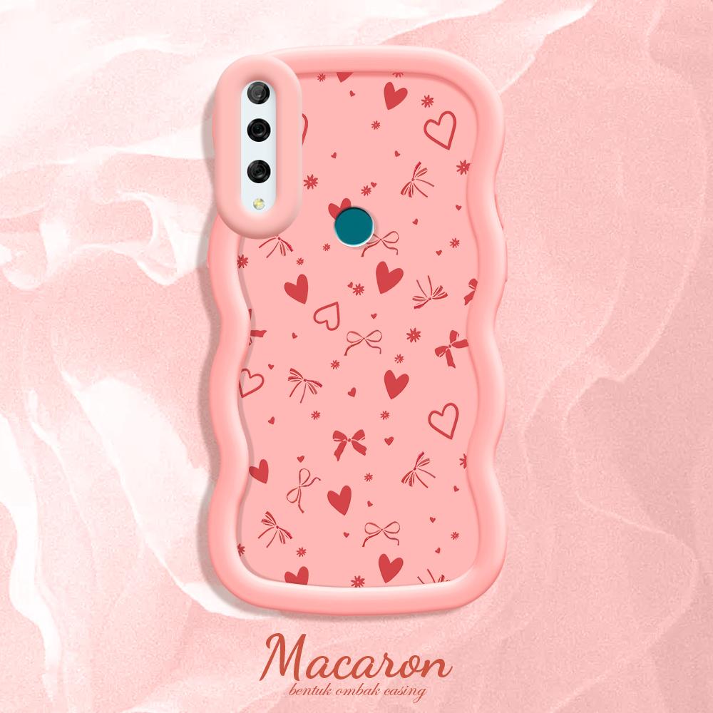 

Окрашенный узор Big Wave Edge Мягкий силиконовый материал Macaron чехол для телефона противоударный защитный резиновый чехол для iPhone Huawei Honor Infinix Tecno Tecno Spark 10 Pro розовый