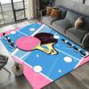 Crystal Velvet Table Tennis Racket Printed Area Rug Carpet for Bedroom Living Room Home Decor Non Slip Mat, Floor Mat, Bedside Rug, Stylish