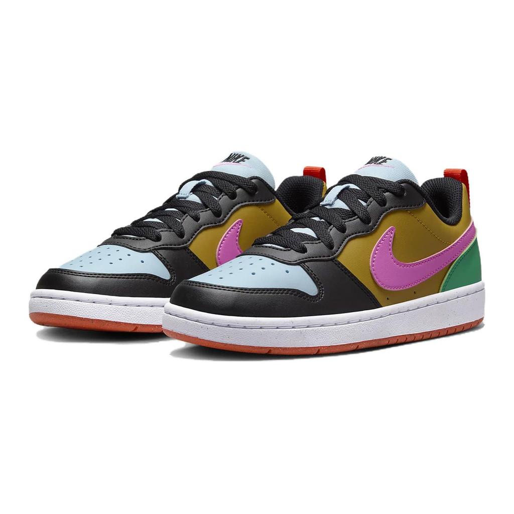Nike Court Borough Low Recraft GS Dance Kids Sneakers Black Bronzine Light-Armory-Blue DV5456-004