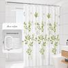 LIEI Punch-Free PEVA Waterproof Shower Curtain