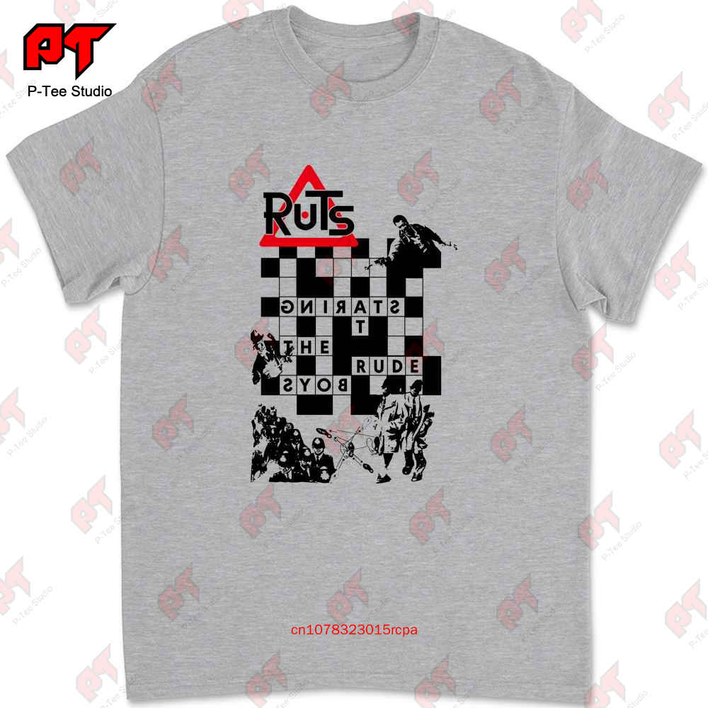 The Ruts Staring At Rude Boys Pánské Tričko 1977 Punk Rock Dub Buzzcocks Uk Subs Post Clash OU3L