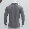 Men S Long Sleeve Ribbed Polo Shirt Slim Fit Casual Top