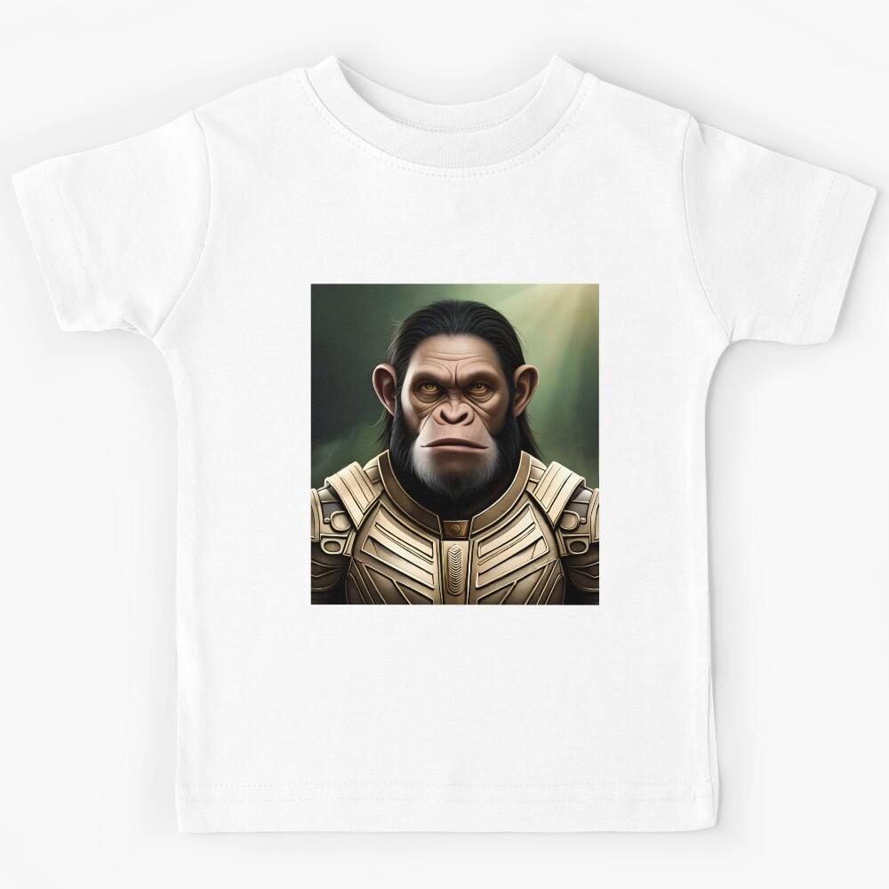 Warrior Monkey Kids T-Shirt 140