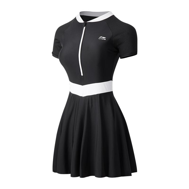 Li Ning One piece Swimsuit Women s Black LSYV521-1 2XL