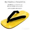 Aiai Japanese-made Geta Sandals with Light Soles, Large, Black Straps, and Tatami Fabric. Stylish and Cool for Festivals and Events (Black, Large).