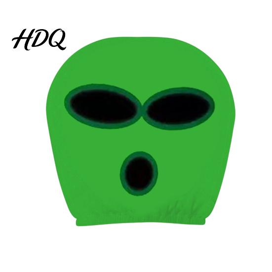 Headrest Cover for SUV Funny Car Covers Spooky Pattern Seat Polyester Protector Protector Universal Breathable Stretchy Interior Accessories