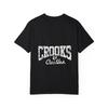 Crooks and Castles White T Shirt with Logo Print for Casual Wear