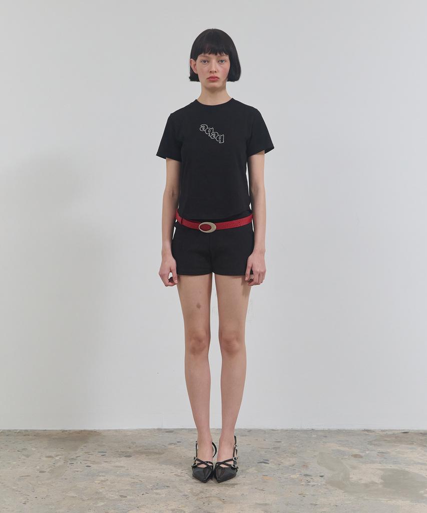 Eikyueikyuhauseukeulleob Twinkle Oblique T-Shirt [Black]