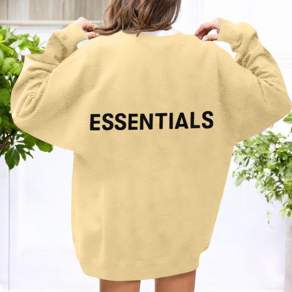 Sudadera con Capucha Casual de Manga Larga Holgada con Estampado Unisex y Cuello Redondo