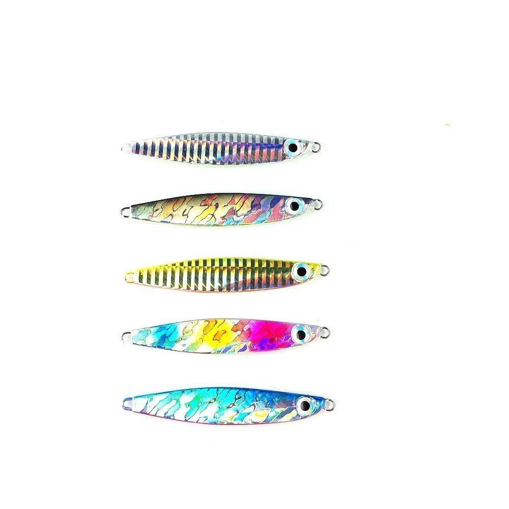 Imported Orurdo Fishing Gear Lure 10 Metal Ideal for flat fish and rockfish such as dolphin salt and jigging qb100006a08 [Regular Goods] Set, pieces,