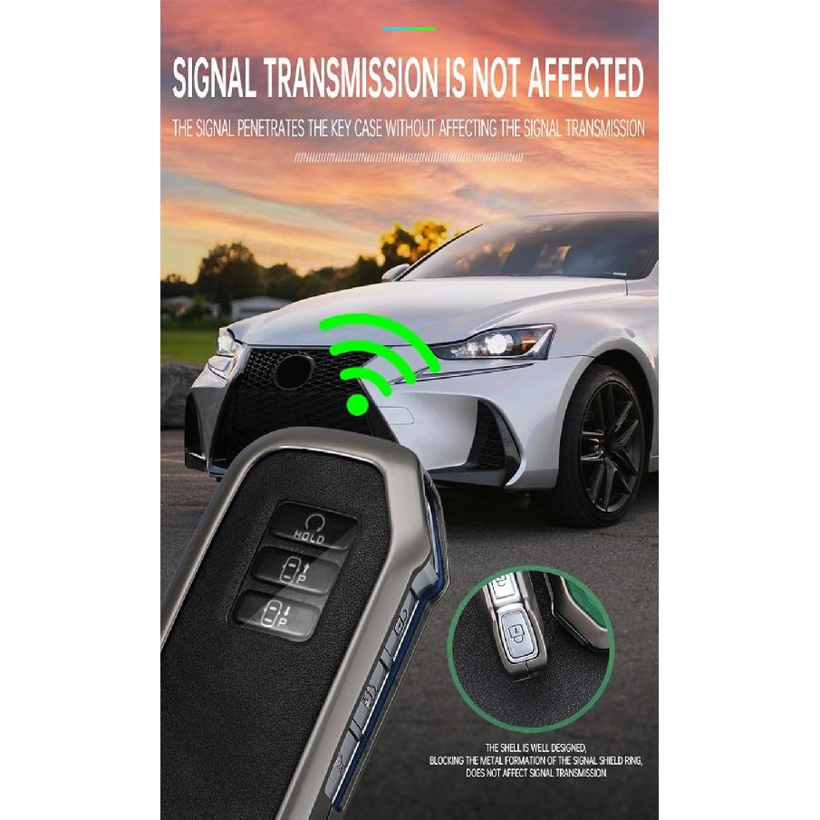 SANRILY PU Leather 7 Button Key Fob Cover Compatible with Kia EV6 K5 Seltos Carnival Dl3 Mq4 2023 Niro Keyless Smart Key Case with Weave Keychain