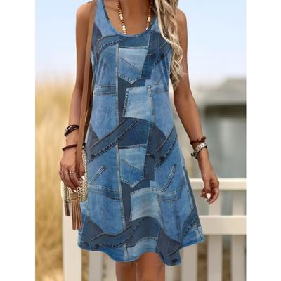 Neues ärmelloses Kleid