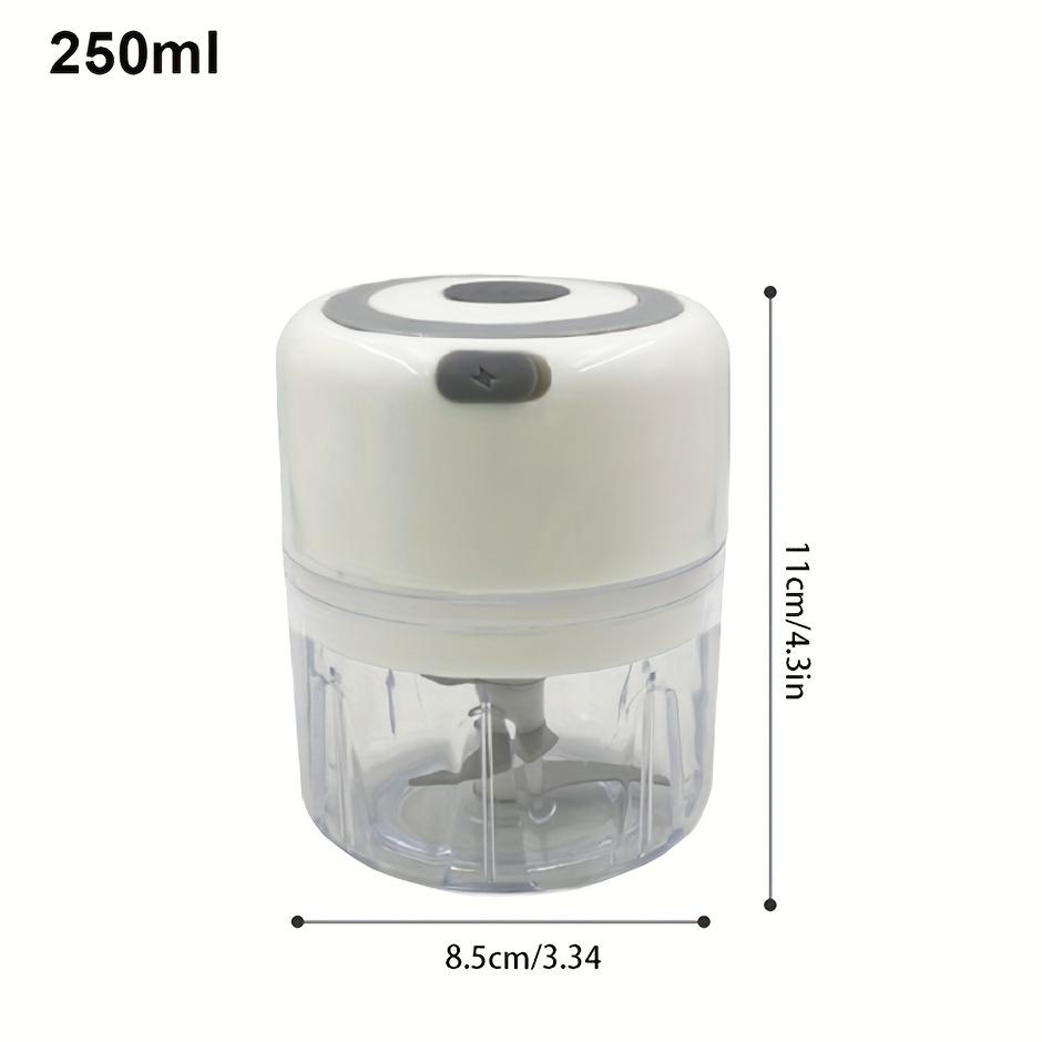 USB Rechargeable Electric Blender with Stainless Steel Blades for Automatic Chopping,Compact Kitchen Tool Perfect for Smoothies And Dough Preparation