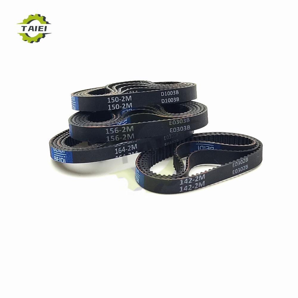 HTD 2M Rubber Timing Belt Length 118 120 126 128 130 142 150 156 160 162 168mm Vacuum cleaner Drive Belt Width 4/5/6mm 2M-142