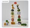 Wooden Animal Balance Stacking Blocks - Early Education Toy for Kids