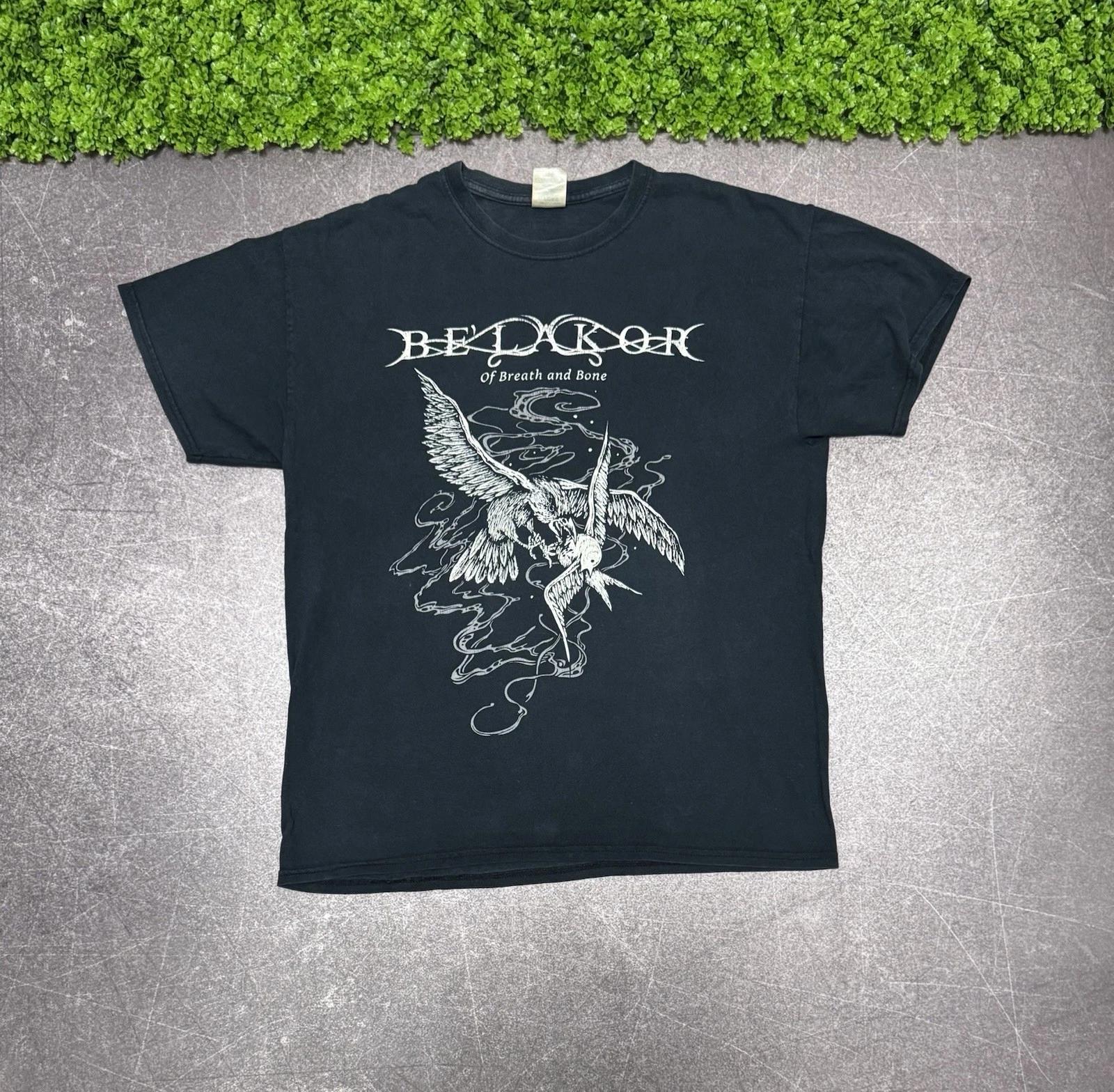 Vintage 2000s Belakor T Shirt Rock Metal Band y2k S