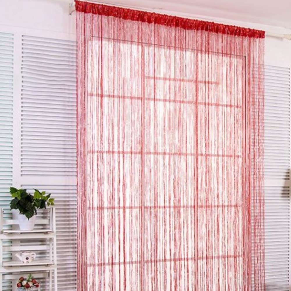 100x200cm Line Curtain S Shape Door Window Curtain Fashion String Curtain  Wedding Party Decoration