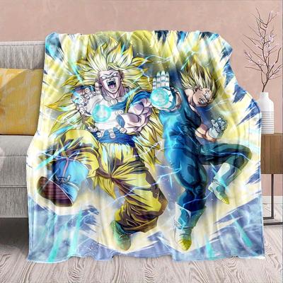 Φανελένια Κουβέρτα Anime Dragon Ball - Μαλακή Ζεστή Ιδανική για Καναπέ, Κρεβάτι Κάμπινγκ Ταξίδι Γραφείο Διακόσμηση Σπιτιού -QJY