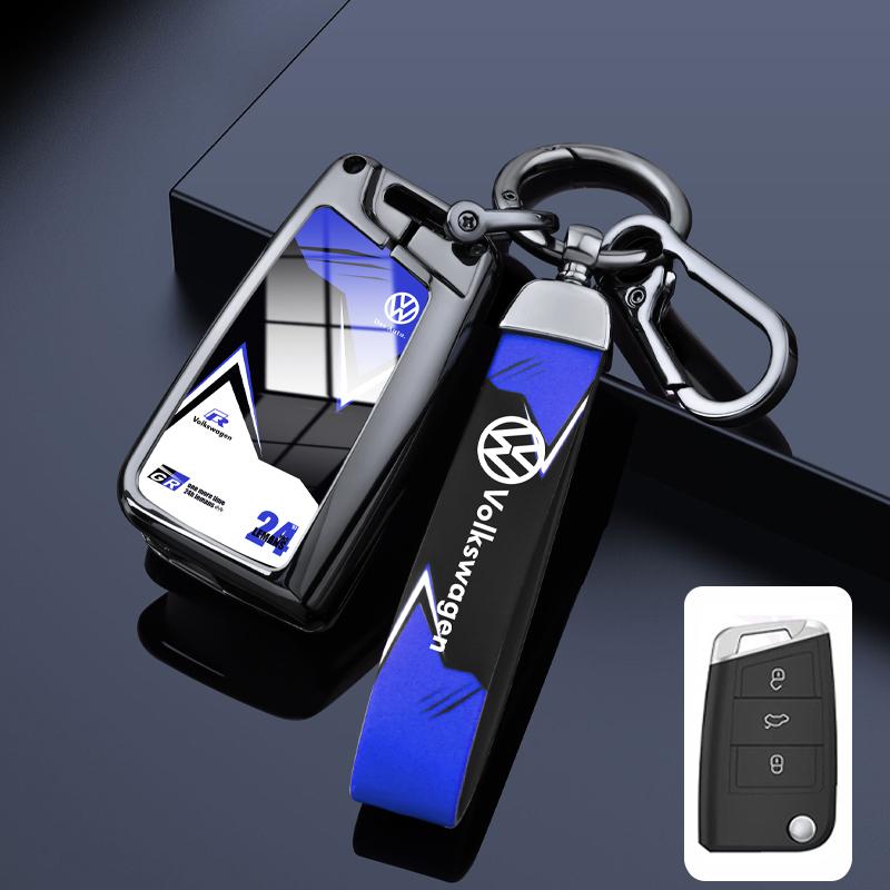 2026 Hot For VW VOLKSWAGEN Car Remote Key Case Keys Cover Shell for VW Tiguan 2023 Touran POLO T6.1 T-Roc Golf 7 Seat Ibiza Leon