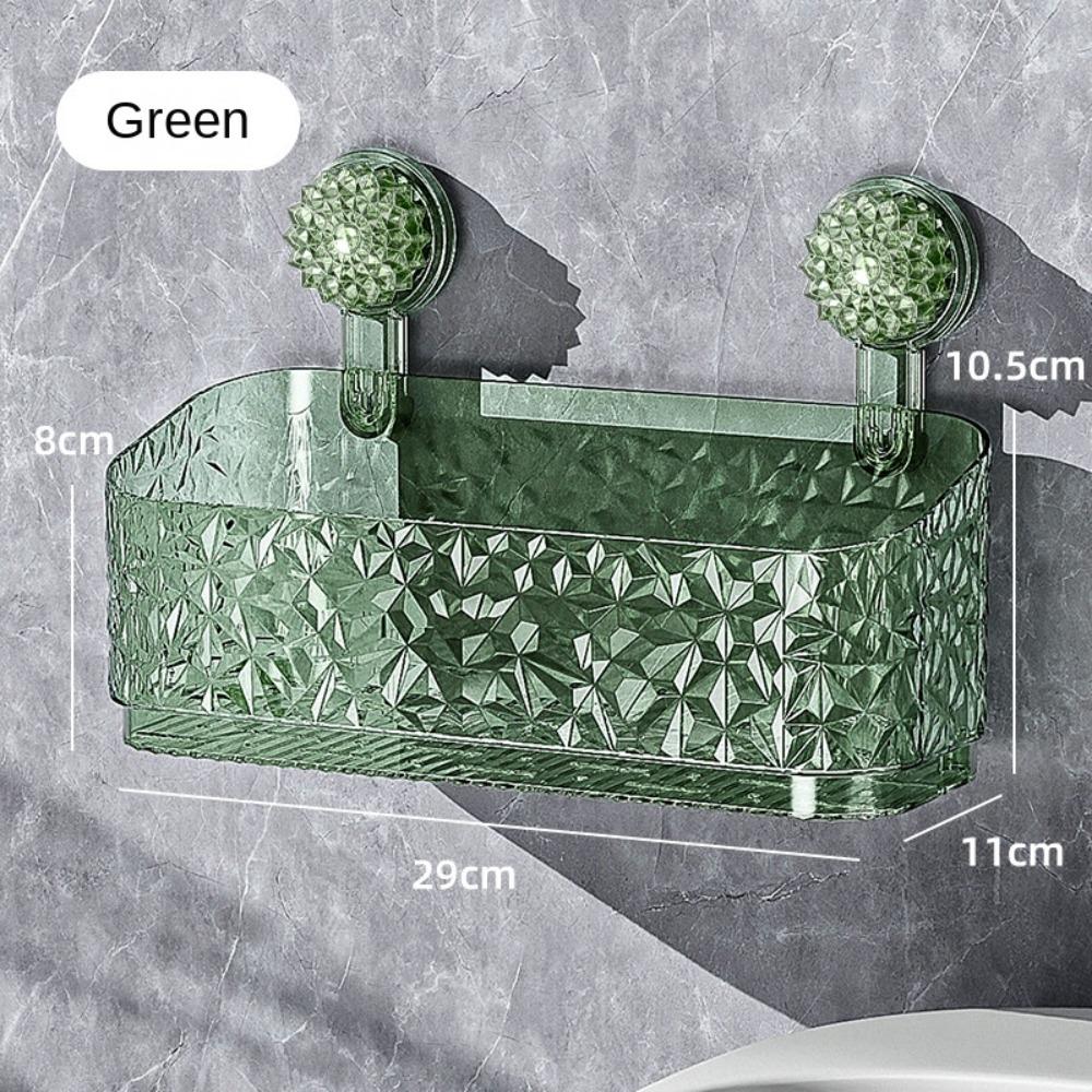 Suction Cup Organizer Box Plastic Shelves New Wash Sink Mantel