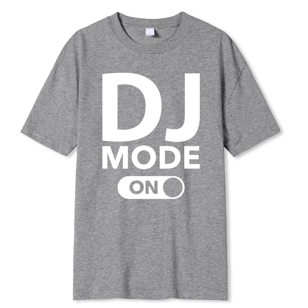 Oversized t-Shirt Summer Men Women Dj Mode Print Cotton Tees Style Short Sleeve Harajuku Dj Printed Casual Tshirt Male