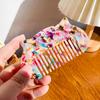 Cat Ear Shaped Acetate Comb Wide Toothed Colorful Makeup Comb Hair Accessories Hair Styling Tool Hairdressing Comb Student