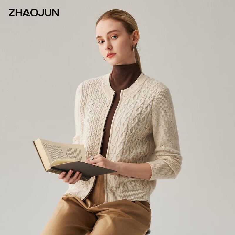 

Женский толстый кашемировый кардиган крупной вязки XL