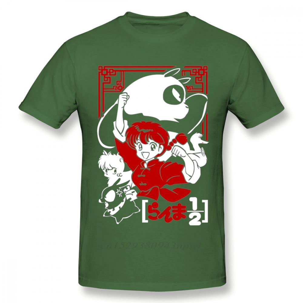 Punk Rock Unisexs Tshirt Unisexs Ranma 12 T Shirt Guys Fashion Streetwear Round Neck Faddish Design Tee Shirt