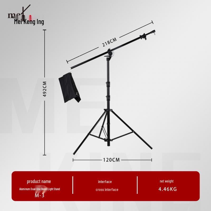 8Meking Dual-Use Aluminum Tripod for Photography, Studio Lighting & Live Streaming
