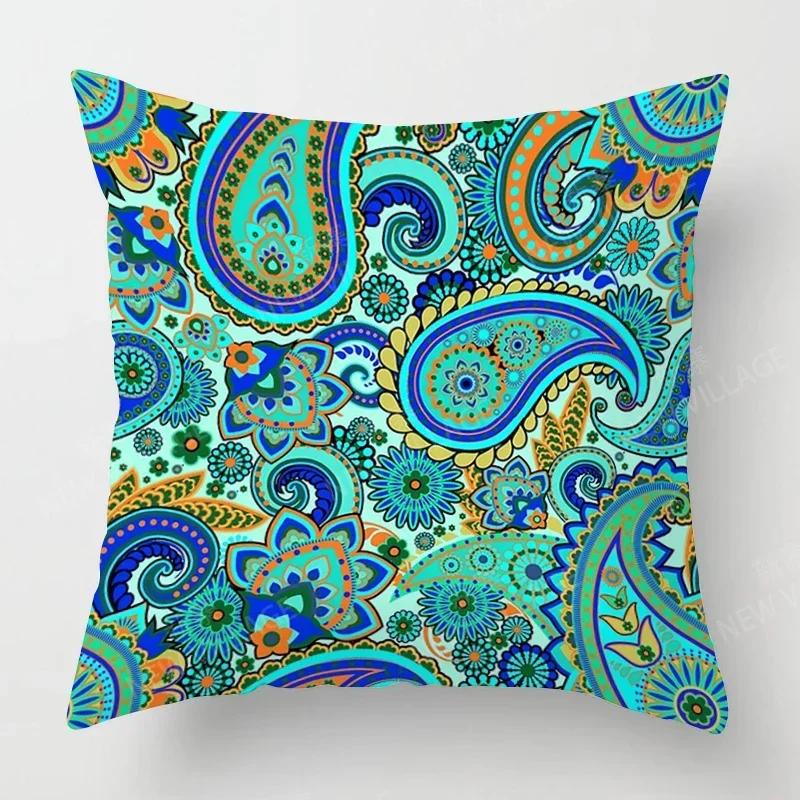 Fall Home Decor Autumn Living Room Throw Pillow Cover Sofa Boho Cushion Cover Mandala