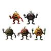 Pumpkin Evil Figurine Spooky Resin Halloween Tabletop Decoration for Home Office Desk Decor Halloween Party Supplies