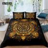 Exotic Sea Turtle Duvet Cover Microfiber Marine Life Geometric Comforter Cover 3D Ocean Theme Bedding Set Double Twin King Size