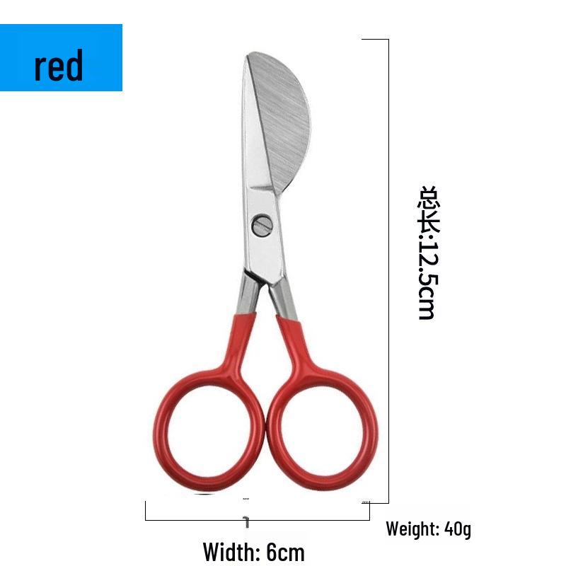 Professional Duckbill Pelican Scissors for Carpet Tufting - Upturned Head DIY Tools