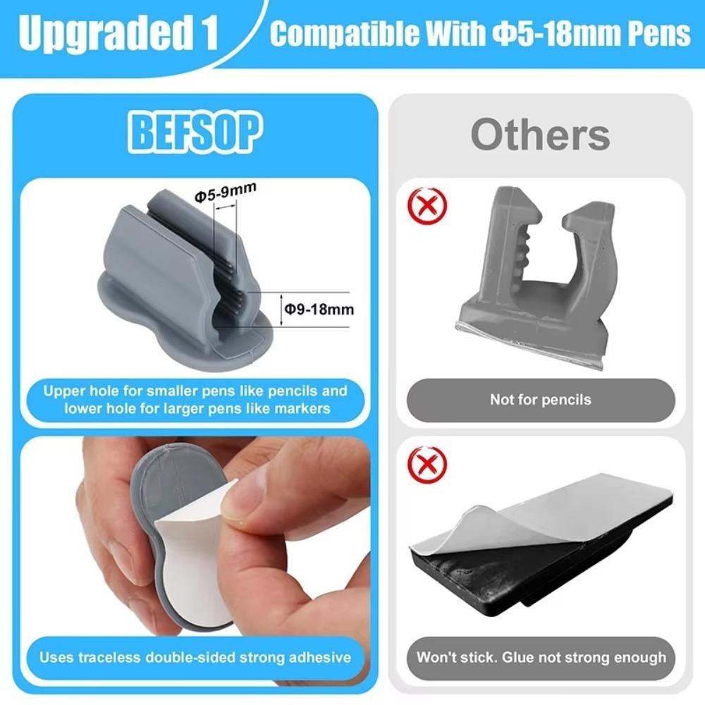 Silicone Pen Holder Portable Pencil Clip New Writing Buckles  Students
