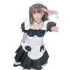 Cosplay around the world, black and white chocolate maid dress princess dress game costume