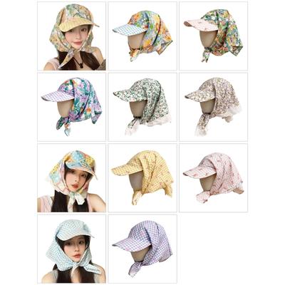 Artistic Headscarf Hat Women Comfortable Hat Lace Triangular Headscarf Hat for Women and Men Outdoor Activity