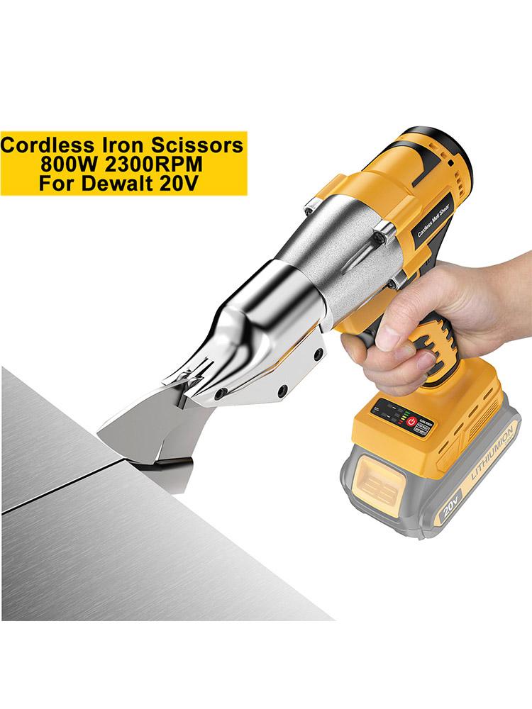 

Беспроводные ножницы 800 Вт 2300 об/мин Бесщеточные электрические ножницы по листовому металлу Резак из углеродистой стали для аккумулятора Dewalt 20 В