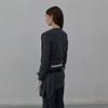 LCDC™ Tied Detail Knit Top (Melange Gray)