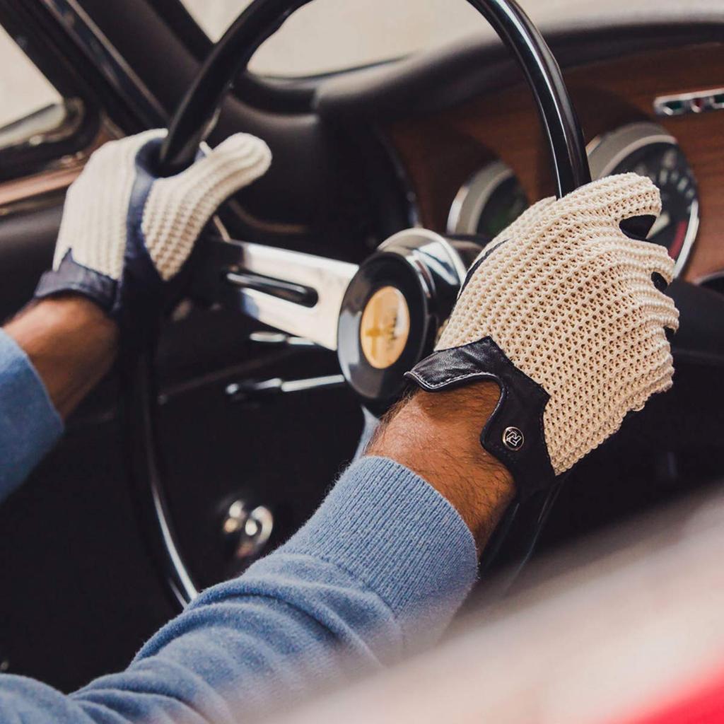 AUTODROMO STRINGBACK DRIVING for and Comfortable Size Navy GLOVES, Unisex, Driving, Motorcycles, Touring, Fit, Small,